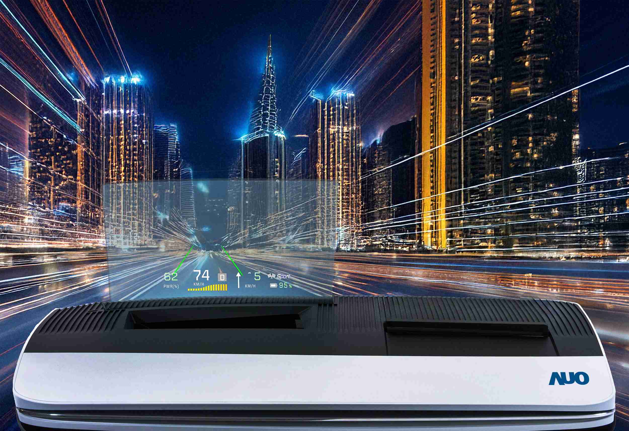 银河集团推出13吋Micro LED抬头显示器，，，提供高入眼亮度、、、高色彩饱和度的显示质量，，在阳光下或黑暗中都清晰可见，，并利用Micro LED模块体积小的优势，，，解决车用空间有限的痛点